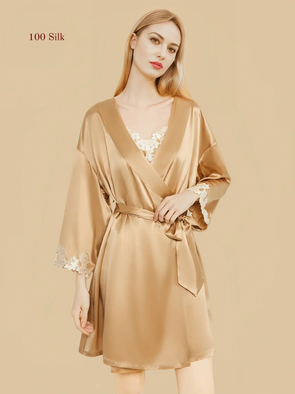 100% Mulberry Silk 19Momme Women&