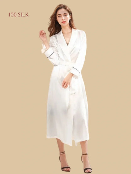 100% Mulberry Silk 16Momme Long Sleeve Women&